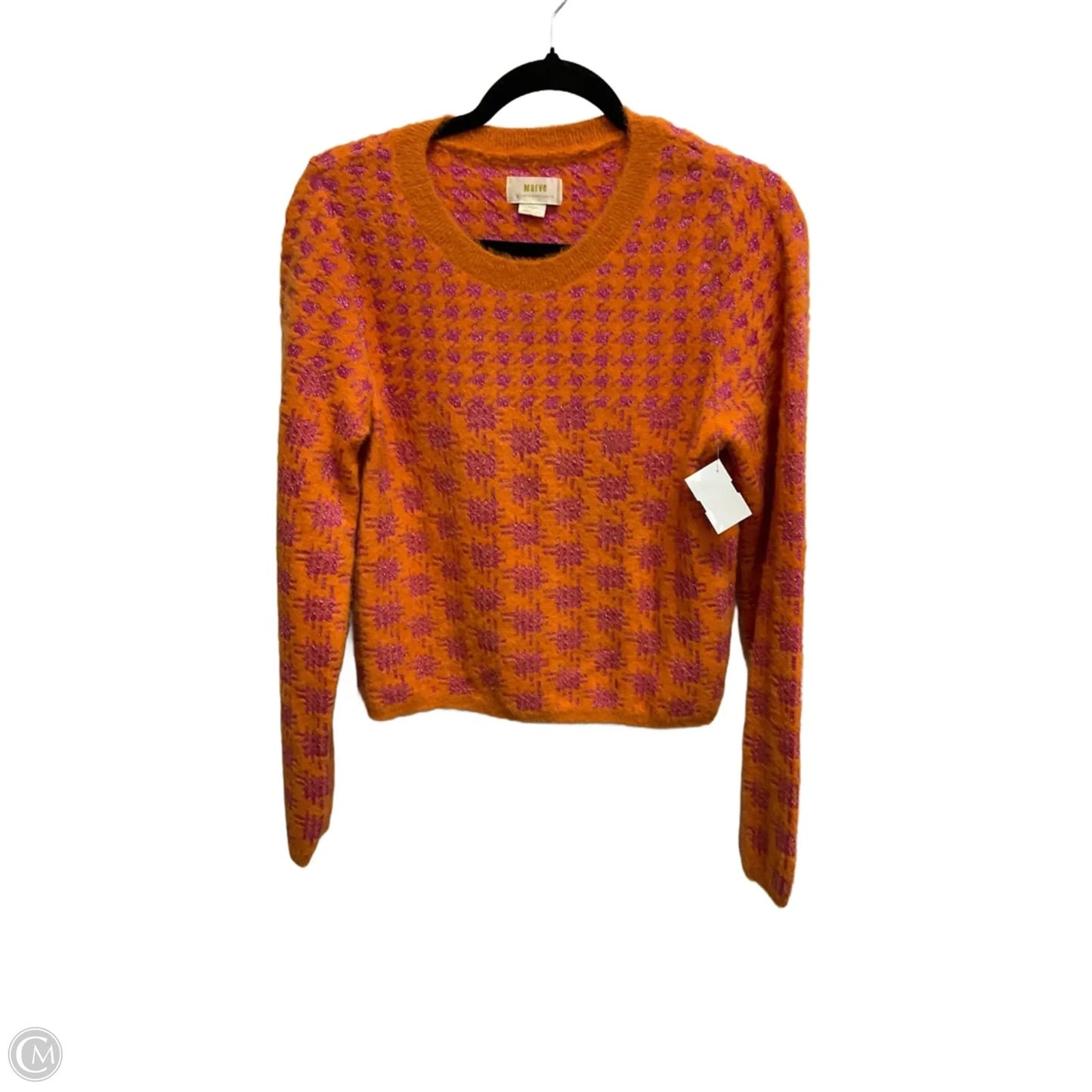 Sweater By Maeve In Orange & Pink, Size: M