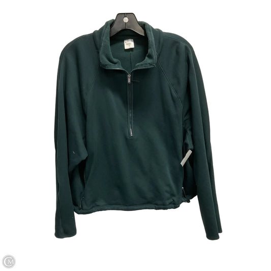 Sweatshirt Collar By Athleta In Green, Size: Xl