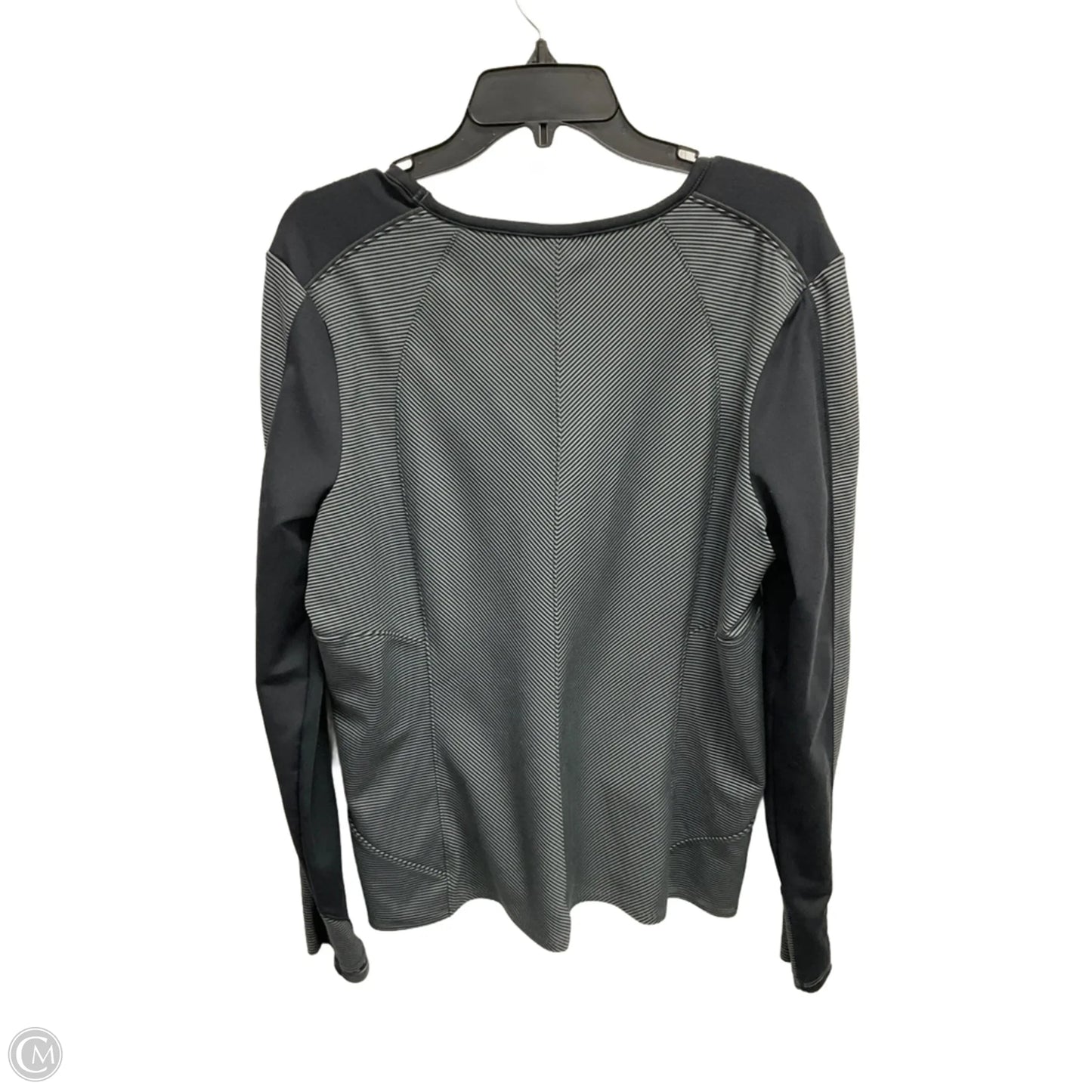 Athletic Top Long Sleeve Crewneck By Athleta In Black, Size: Xl