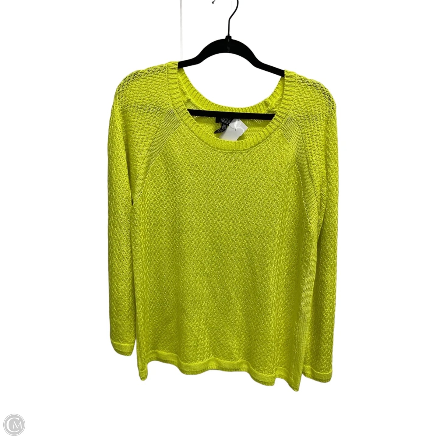 Sweater By Jones New York In Yellow, Size: Xl
