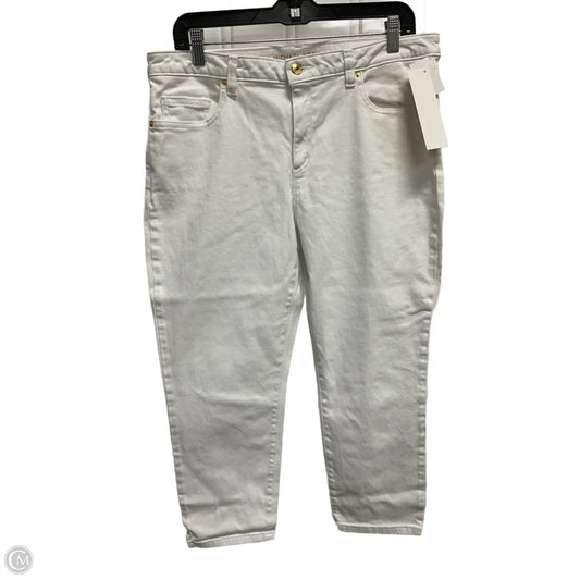 Jeans Designer By Michael Kors In White, Size: 12