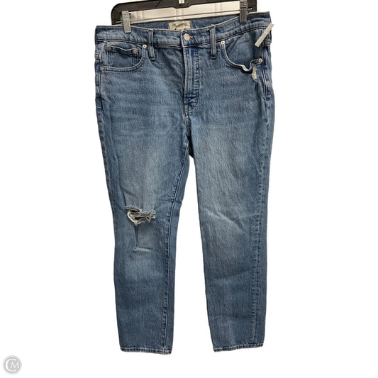 Jeans Straight By Madewell In Blue, Size: 10
