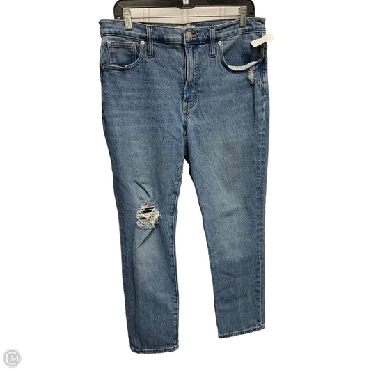 Jeans Straight By Madewell In Blue, Size: 10