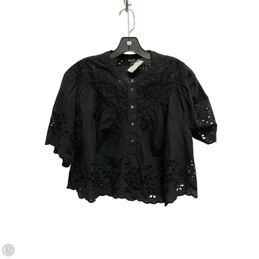 Top Short Sleeve By Madewell In Black, Size: M