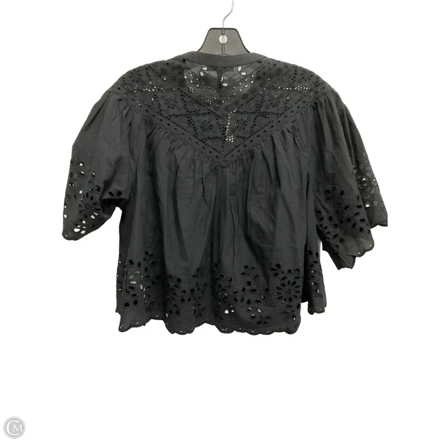 Top Short Sleeve By Madewell In Black, Size: M