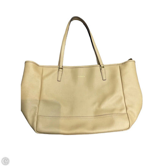 Tote Designer By Coach, Size: Large