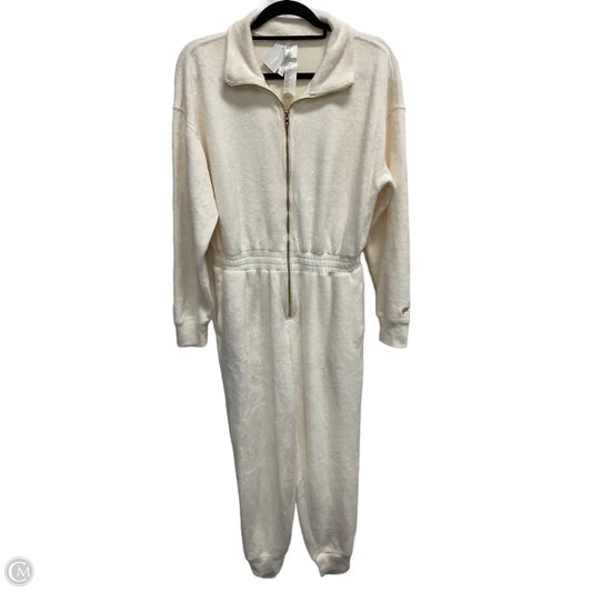 Jumpsuit By Fabletics In Cream, Size: L
