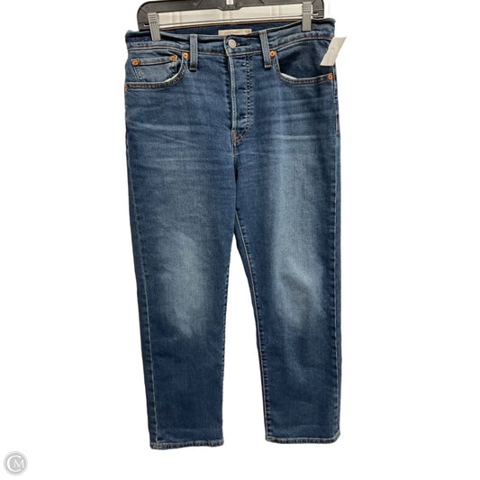 Jeans Straight By Levis In Blue, Size: 10