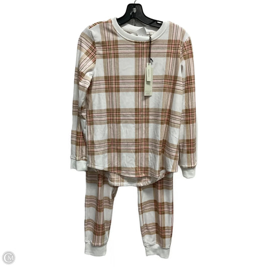 Lounge Set Pants By Rachel Zoe In Plaid Pattern, Size: S
