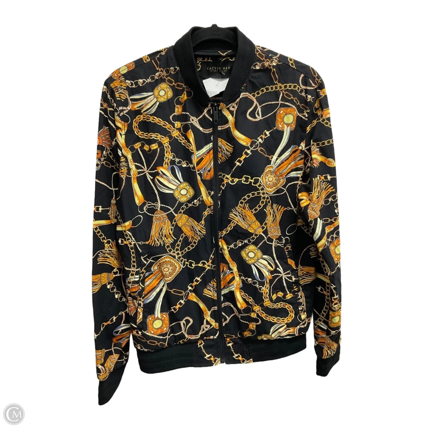 Jacket Other By Clothes Mentor In Black & Gold, Size: M