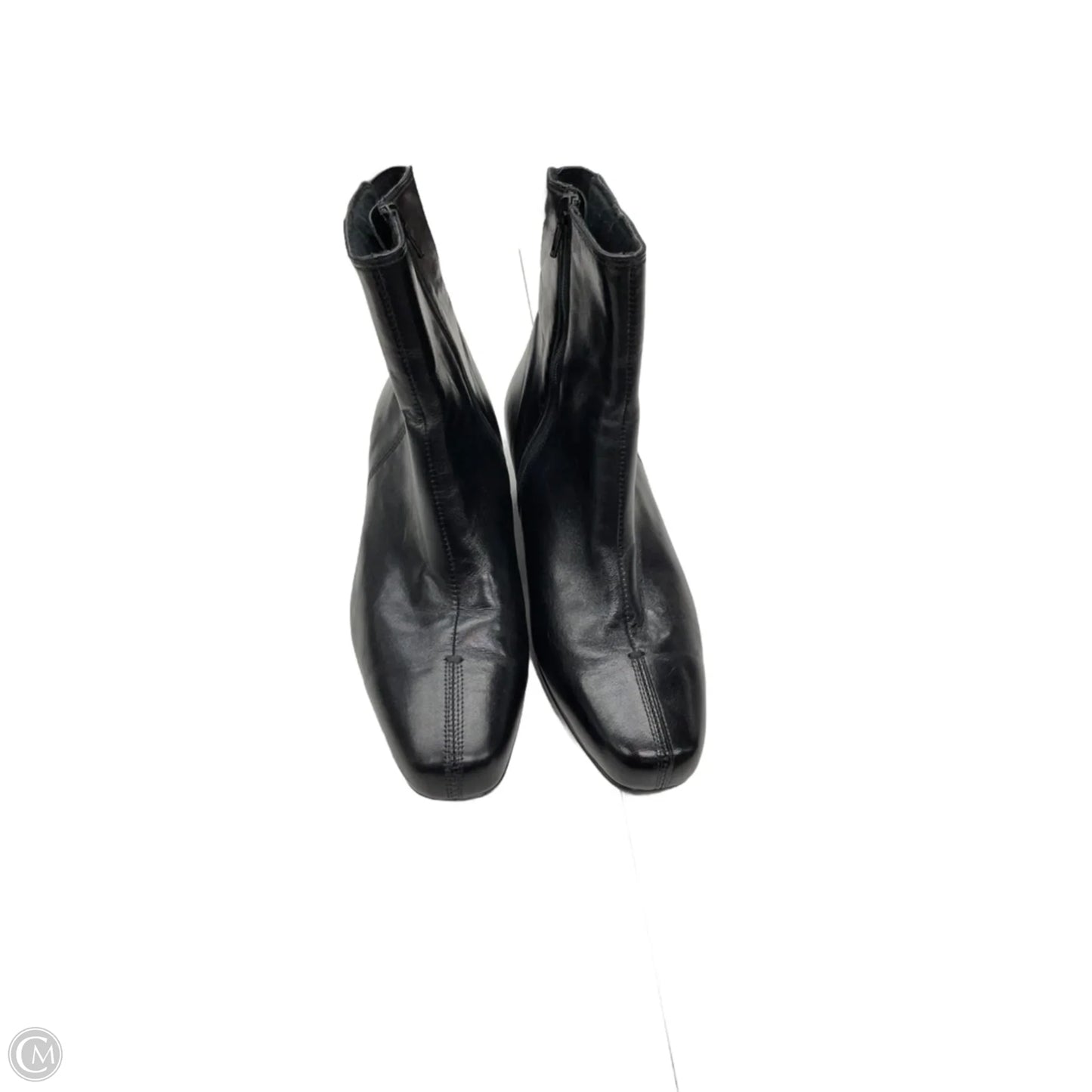 Boots Ankle Heels By Munro In Black, Size: 6.5
