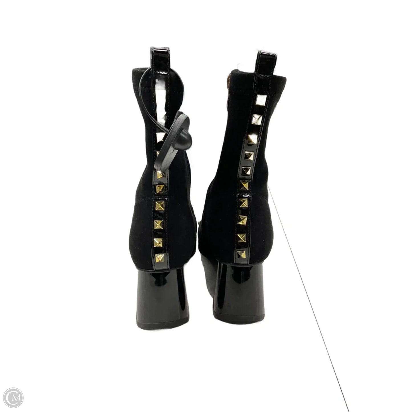 Boots Ankle Heels By Cmb In Black, Size: 6.5