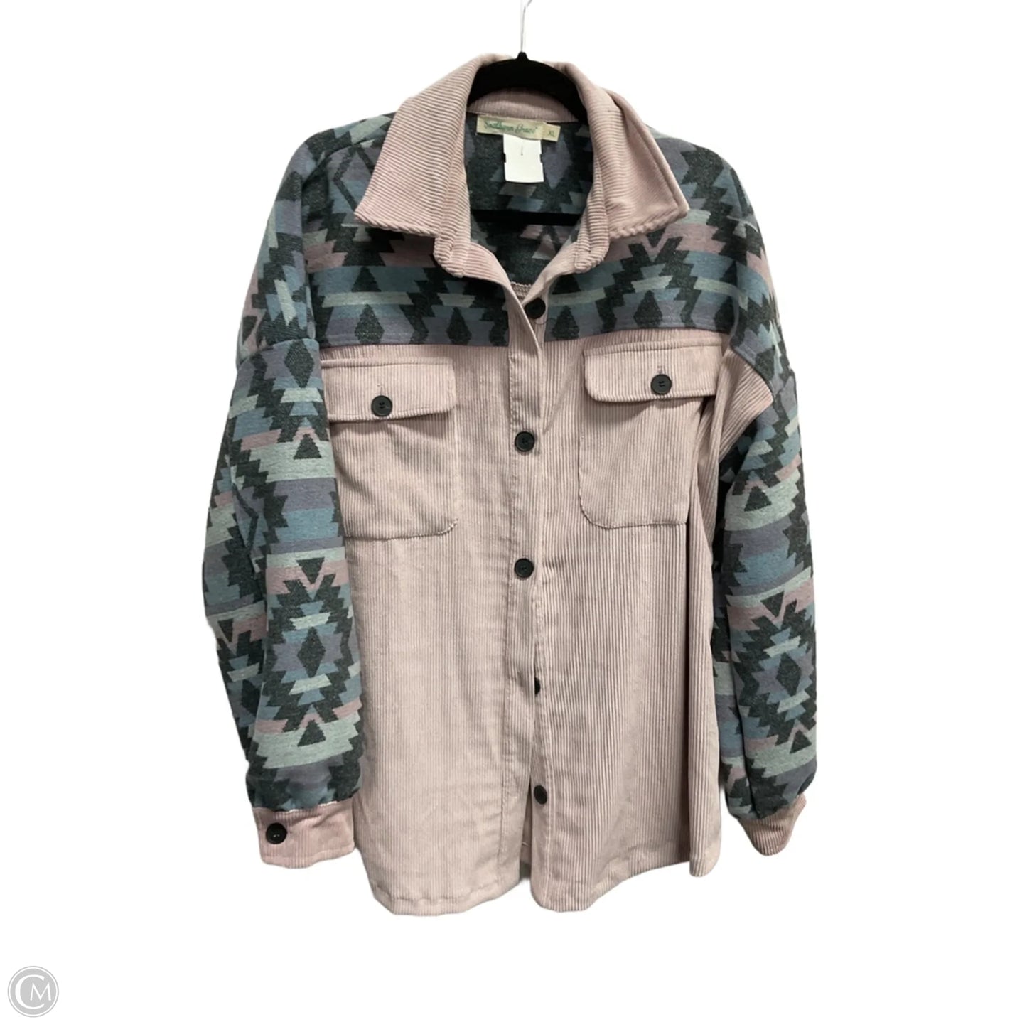 Jacket Shirt By Southern Grace In Multi-colored, Size: Xl