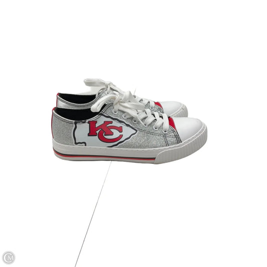 Shoes Athletic By Cmc In Red & Silver, Size: 8
