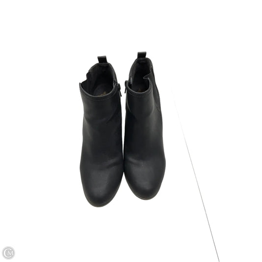 Boots Ankle Heels By Fergalicious In Black, Size: 9