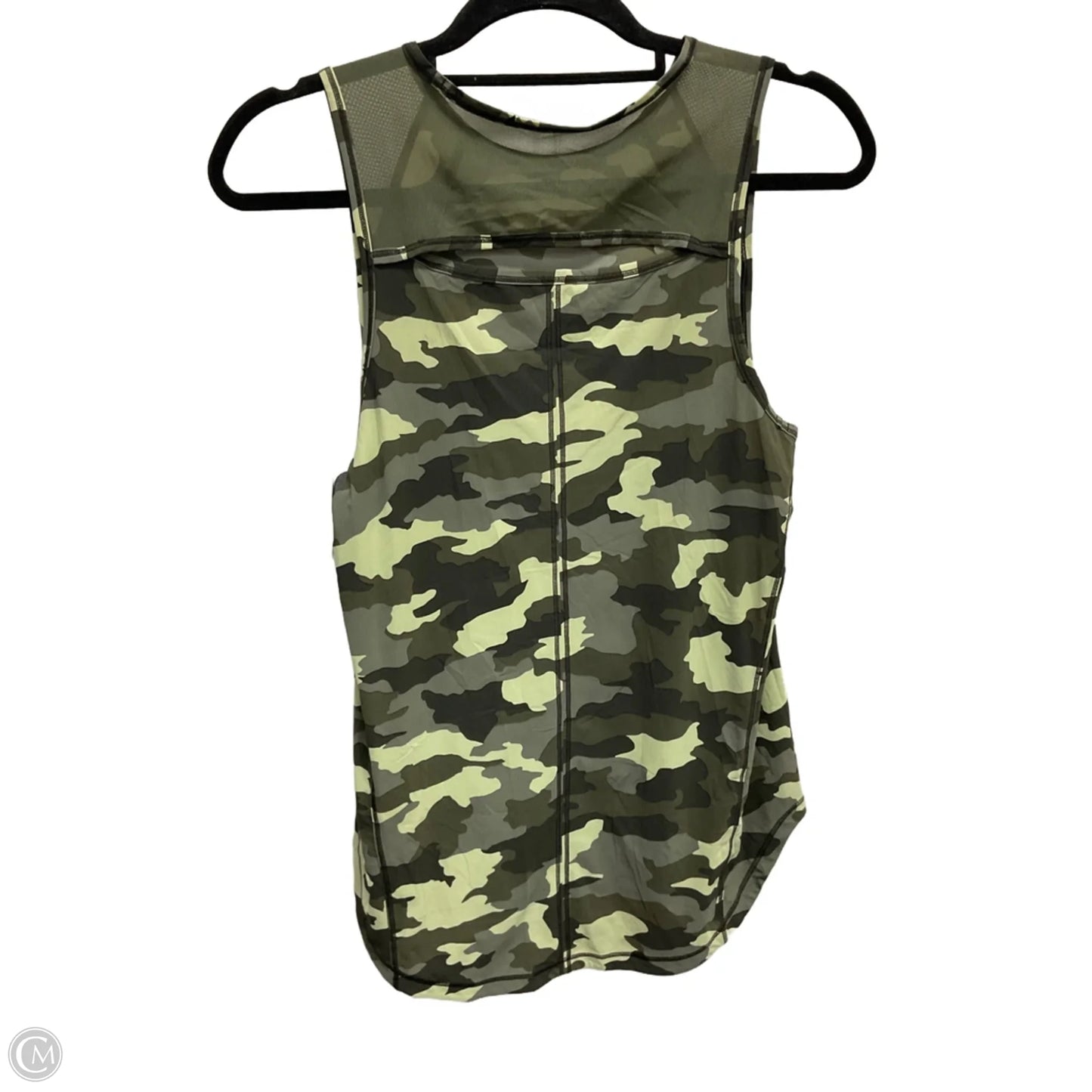 Athletic Tank Top By Lululemon In Camouflage Print, Size: M