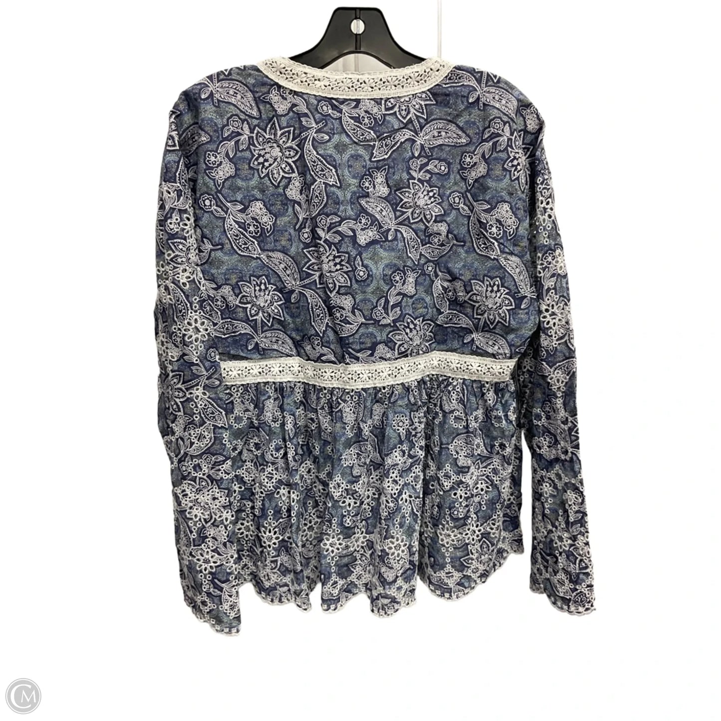 Top Long Sleeve By Free People In Multi-colored, Size: S
