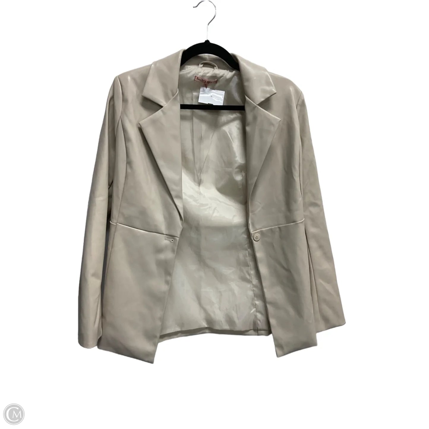 Blazer By Bailey Rose In Beige, Size: Xs