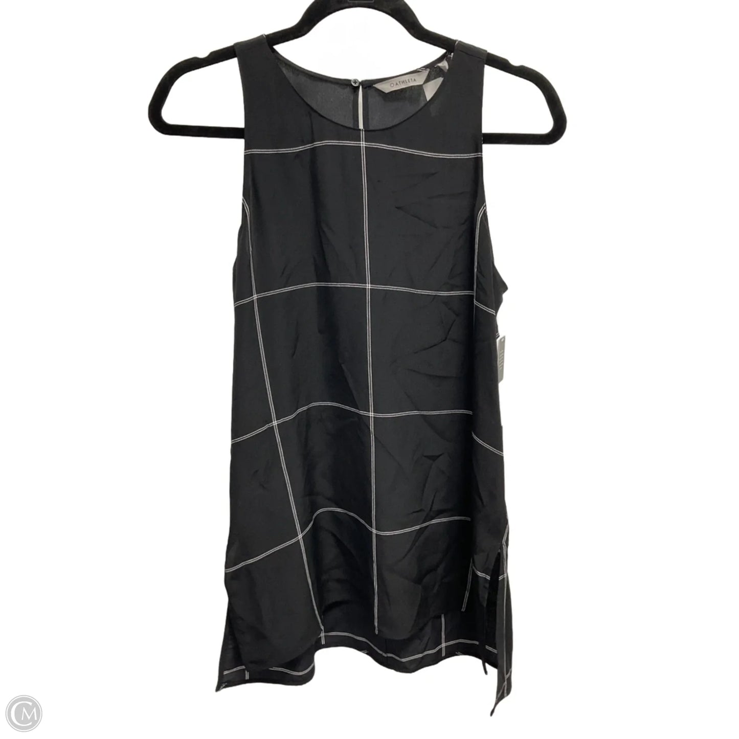 Top Sleeveless By Athleta In Black, Size: S