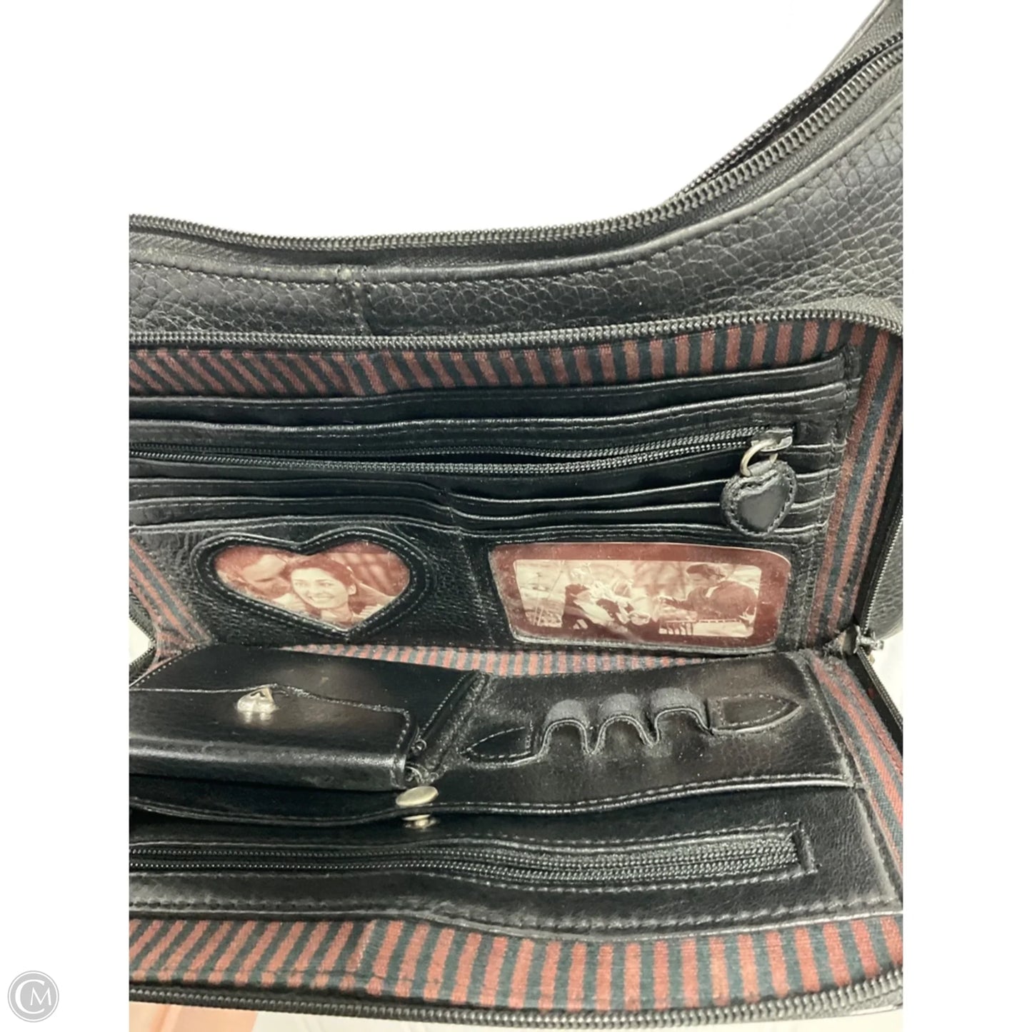 Handbag Leather By Brighton, Size: Medium