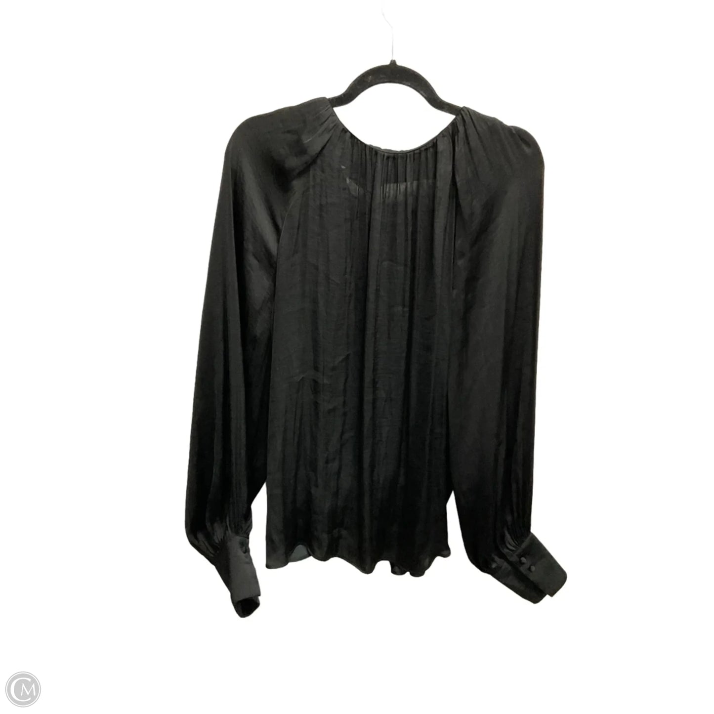 Blouse Long Sleeve By Gibson And Latimer In Black, Size: Xl
