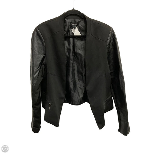 Jacket Moto By Torrid In Black, Size: 1x