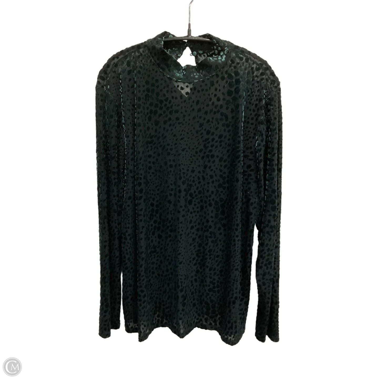 Top Long Sleeve By Lane Bryant In Black, Size: 1x