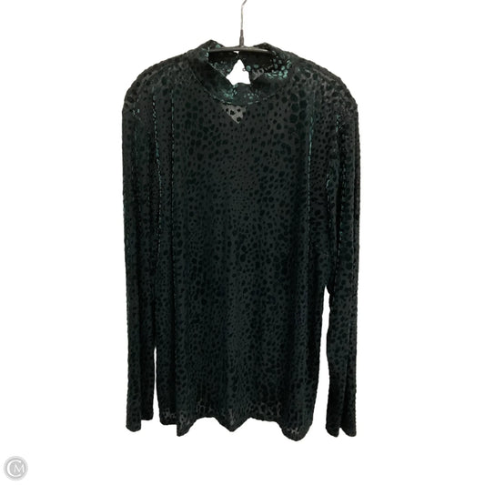 Top Long Sleeve By Lane Bryant In Black, Size: 1x