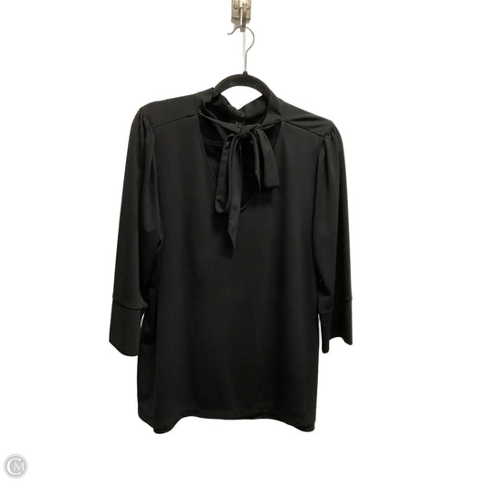 Top Long Sleeve By Worthington In Black, Size: Xl