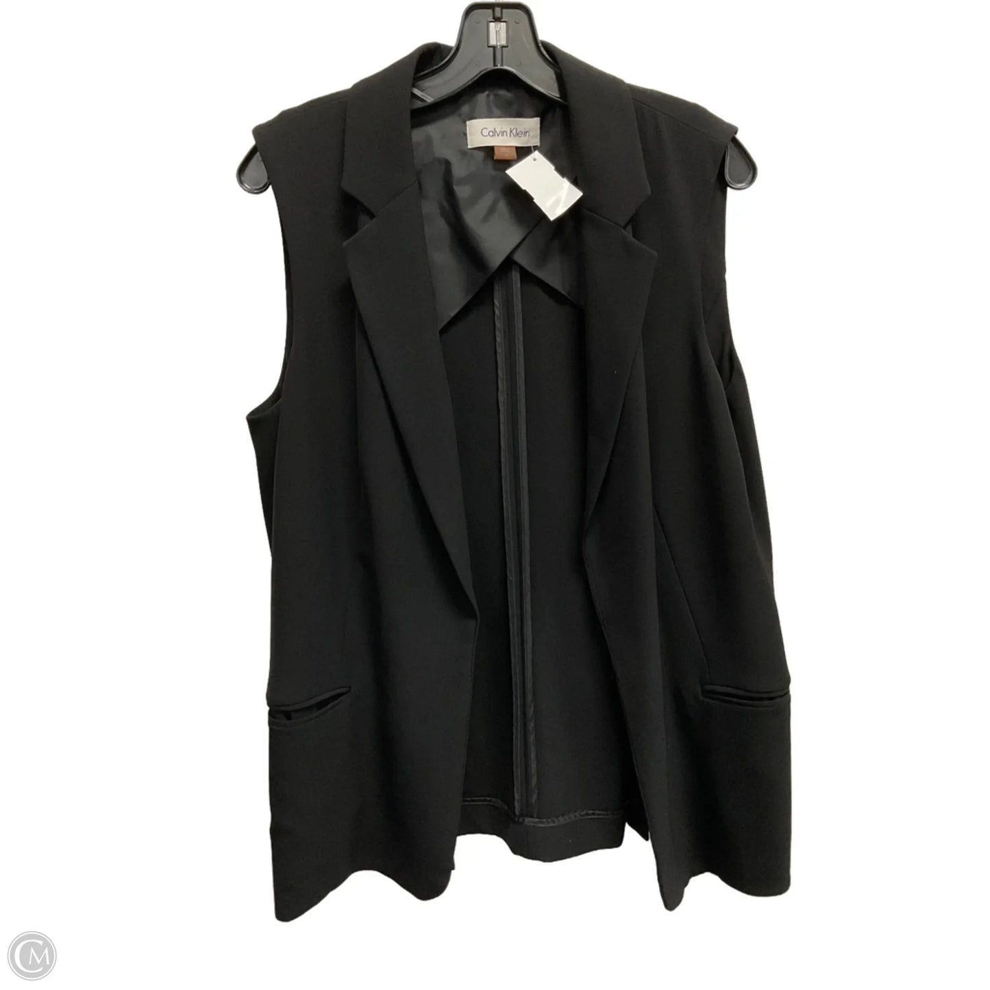 Vest Other By Calvin Klein In Black, Size: L