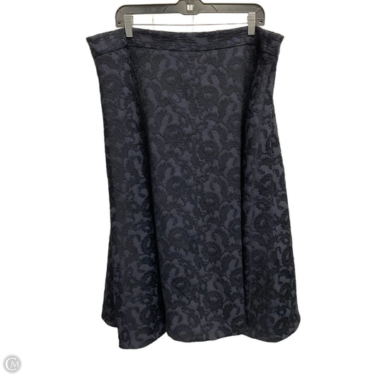 Skirt Maxi By Halogen In Navy, Size: 2x