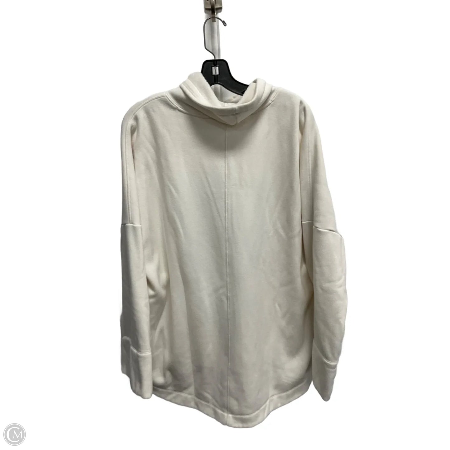 Sweatshirt Collar By Athleta In Cream, Size: L