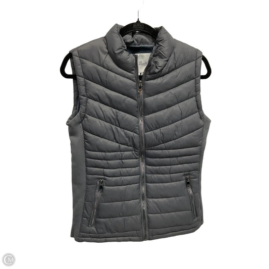 Vest Puffer & Quilted By Clothes Mentor In Grey, Size: M