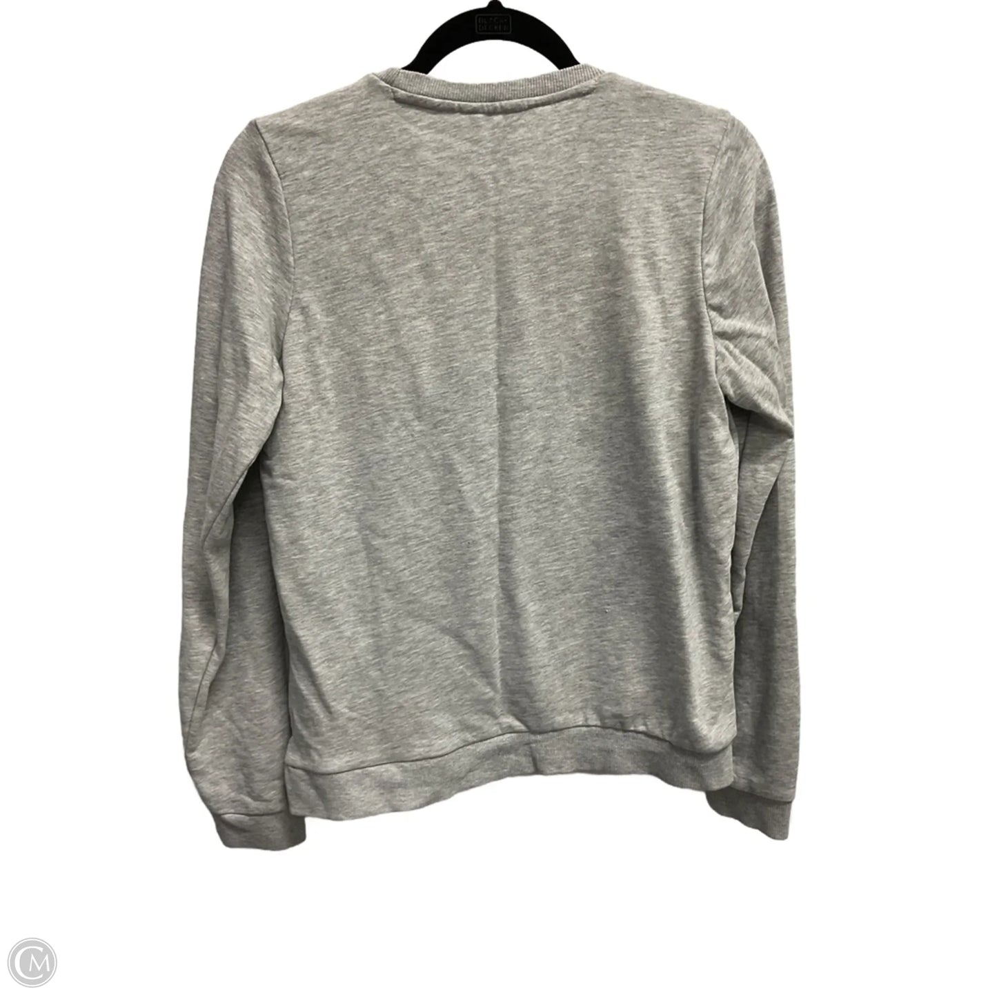 Sweatshirt Crewneck By Guess In Grey, Size: M