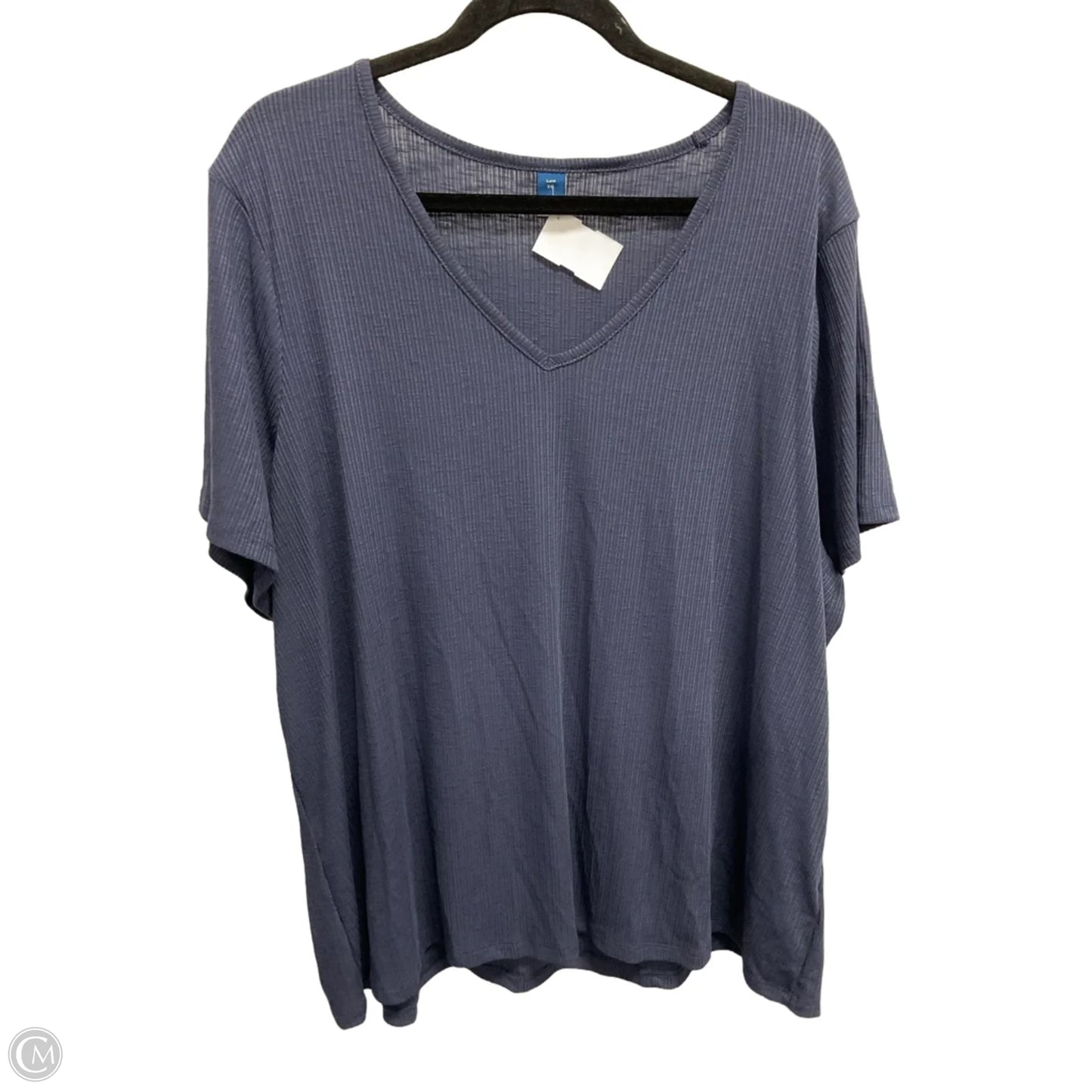 Top Short Sleeve Basic By Old Navy In Navy, Size: Xxl