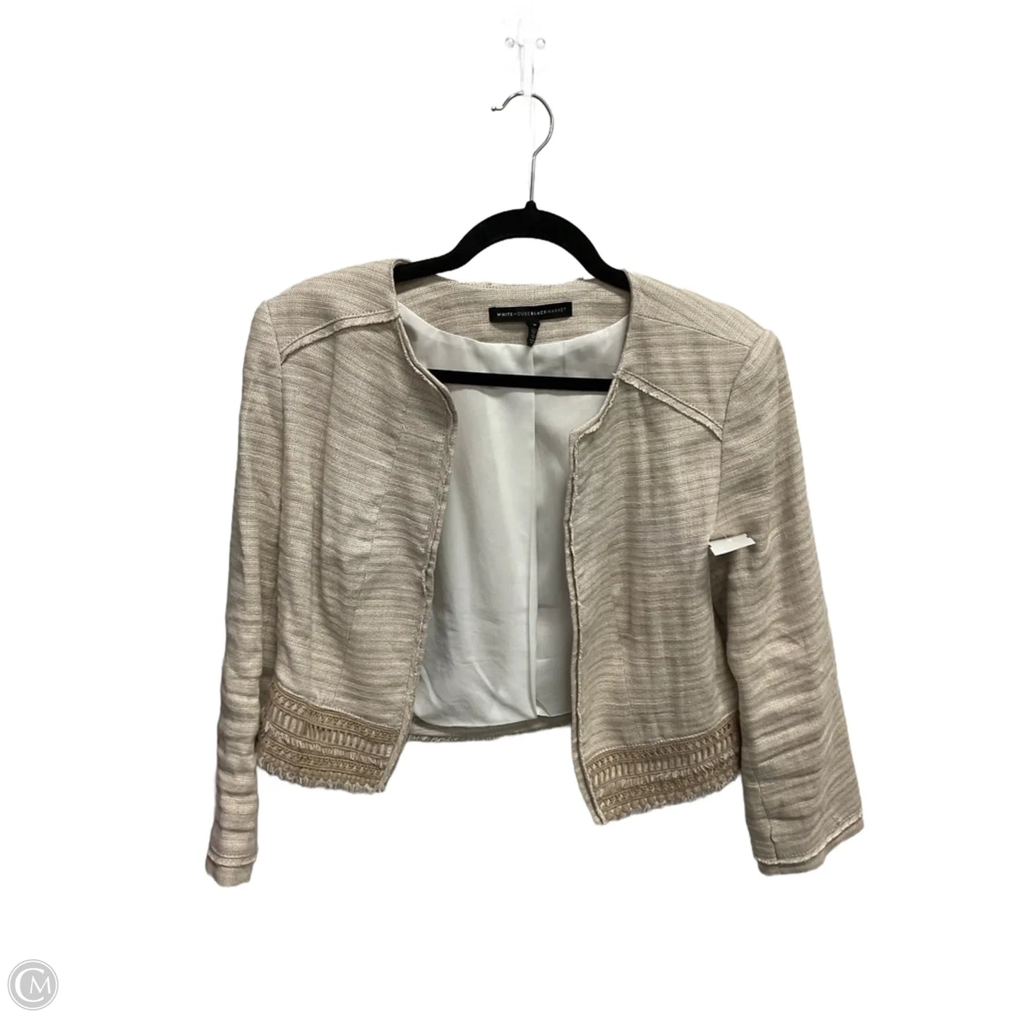 Blazer By White House Black Market In Beige, Size: M