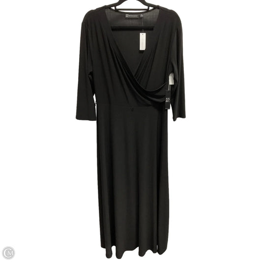 Dress Casual Maxi By New York And Co In Black, Size: Xl