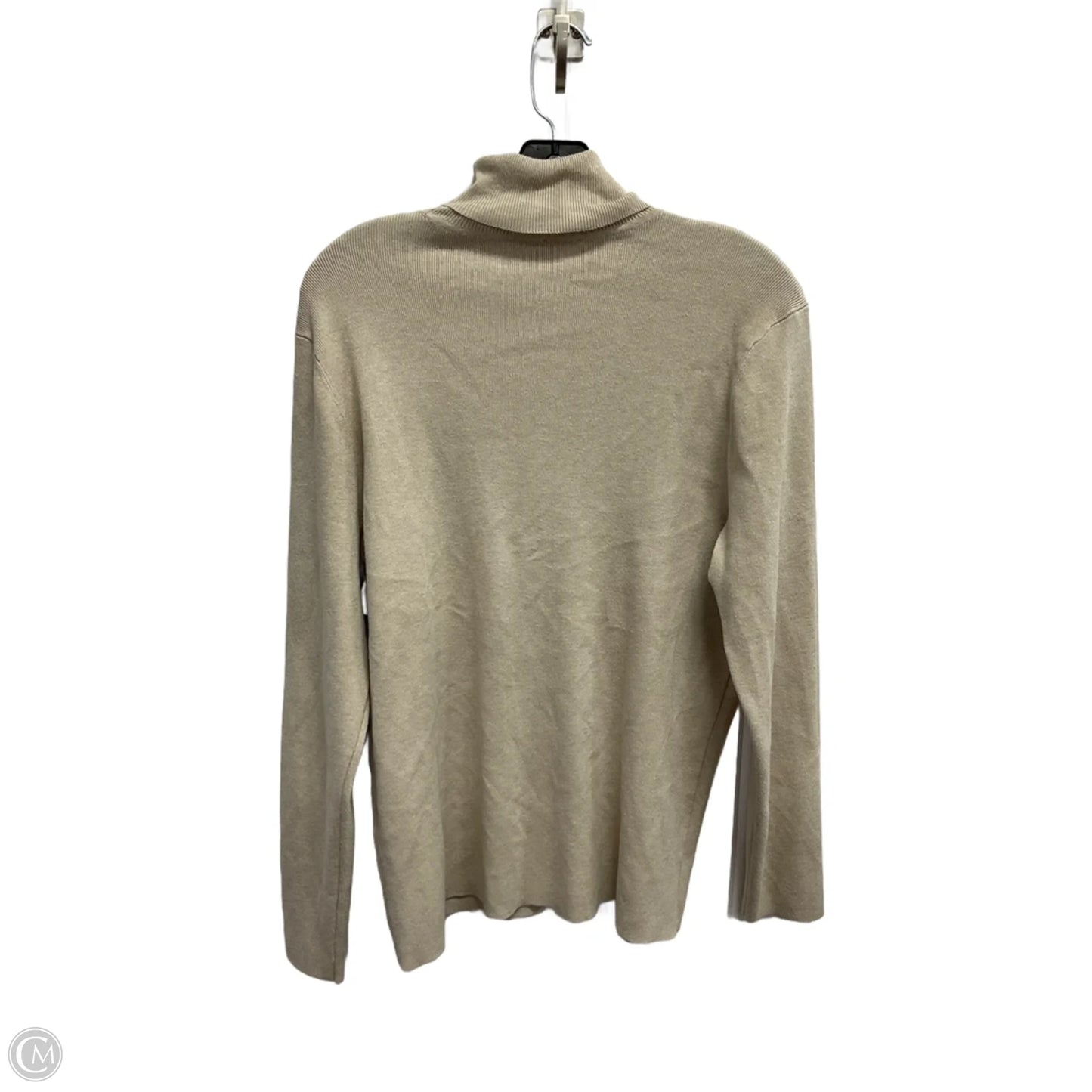 Top Long Sleeve By Chicos In Beige, Size: Xl