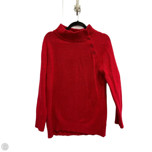 Sweater By Talbots In Red, Size: S
