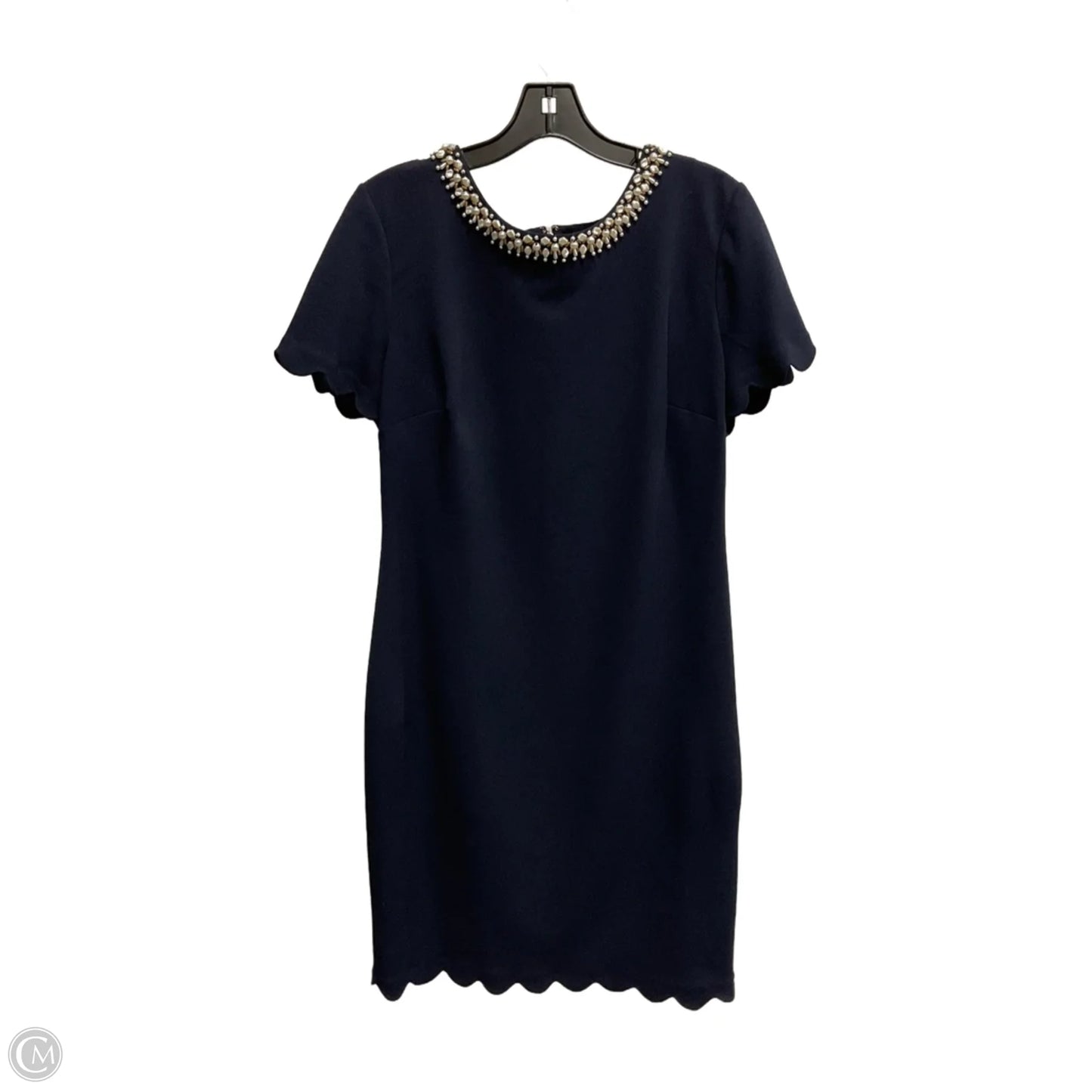 Dress Designer By Karl Lagerfeld In Navy, Size: L