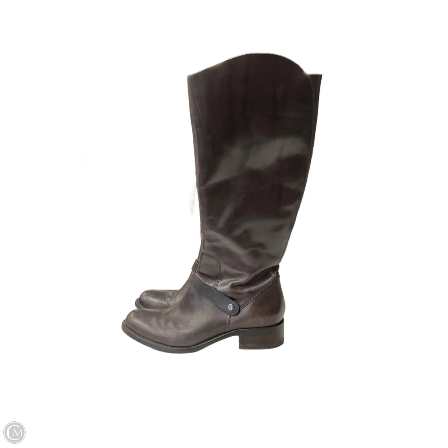 Boots Knee Heels By Via Spiga In Brown, Size: 8.5