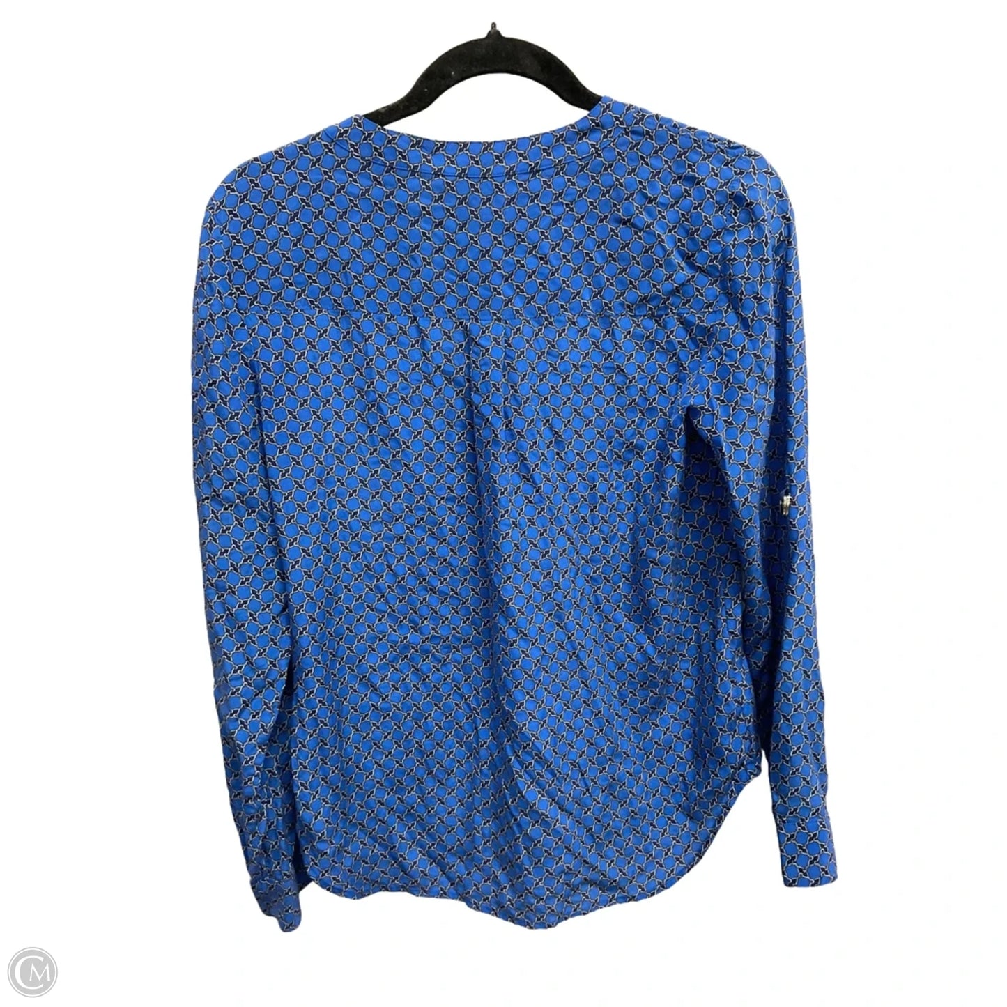 Top Long Sleeve By Ann Taylor In Blue, Size: Xs