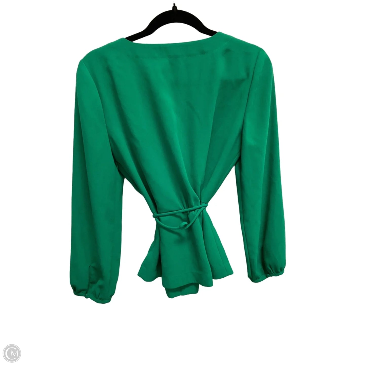 Blouse Long Sleeve By J. Crew In Green, Size: S