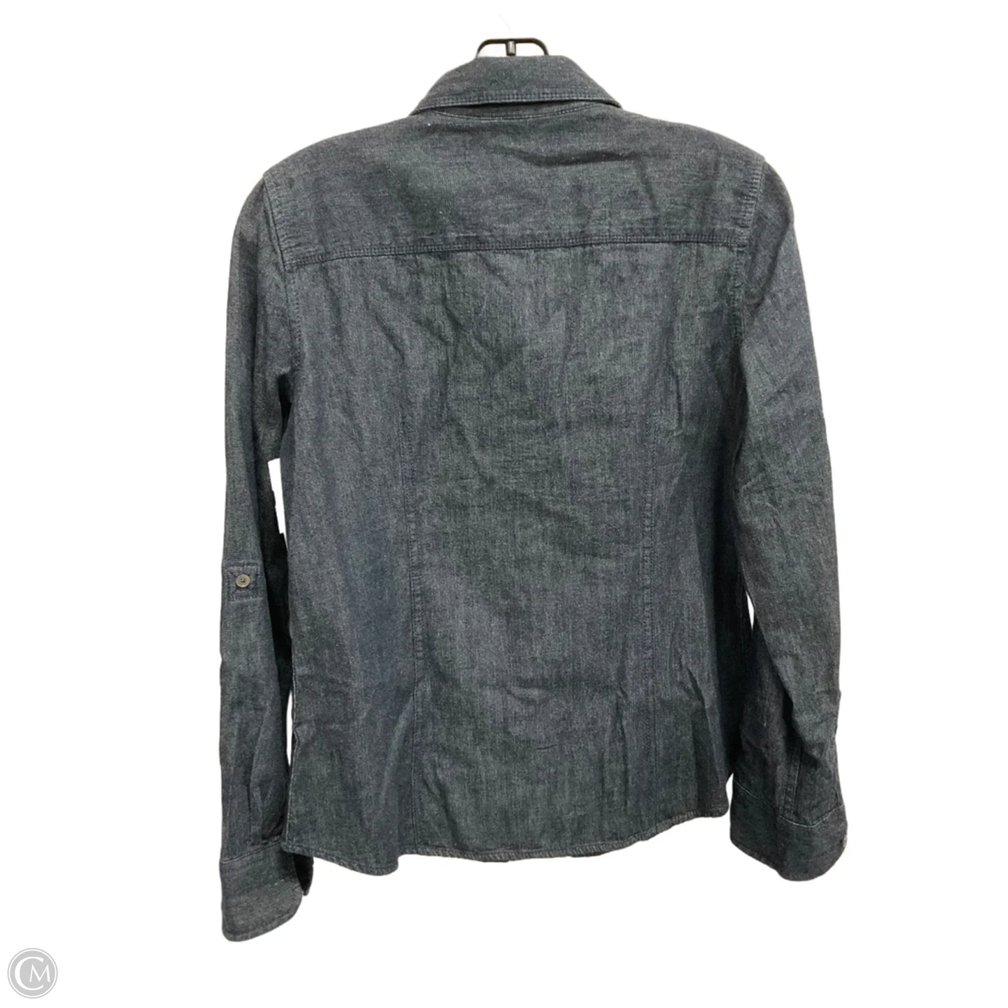 Top Long Sleeve By Talbots In Blue Denim, Size: Sp