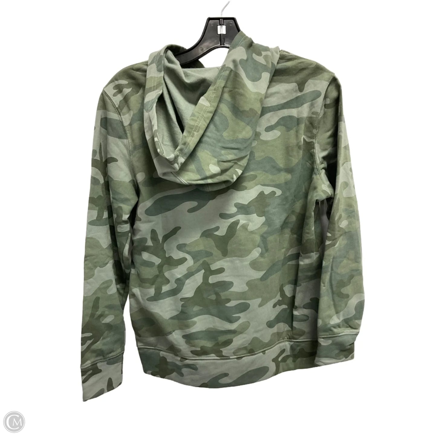 Sweatshirt Hoodie By Gap In Camouflage Print, Size: S