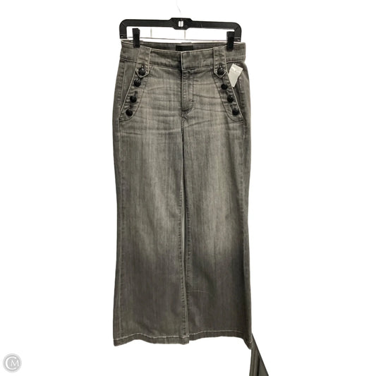 Jeans Wide Leg By White House Black Market In Black, Size: 4