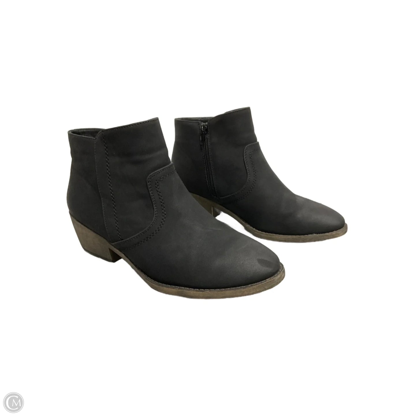 Boots Ankle Heels By Maurices In Black, Size: 9
