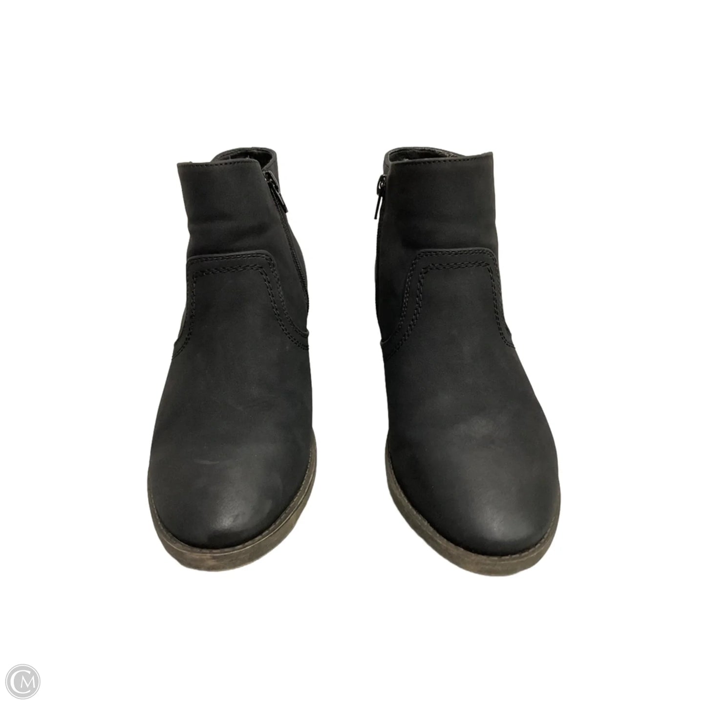 Boots Ankle Heels By Maurices In Black, Size: 9