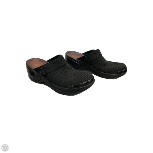 Shoes Heels Wedge By Bzees In Black, Size: 7.5