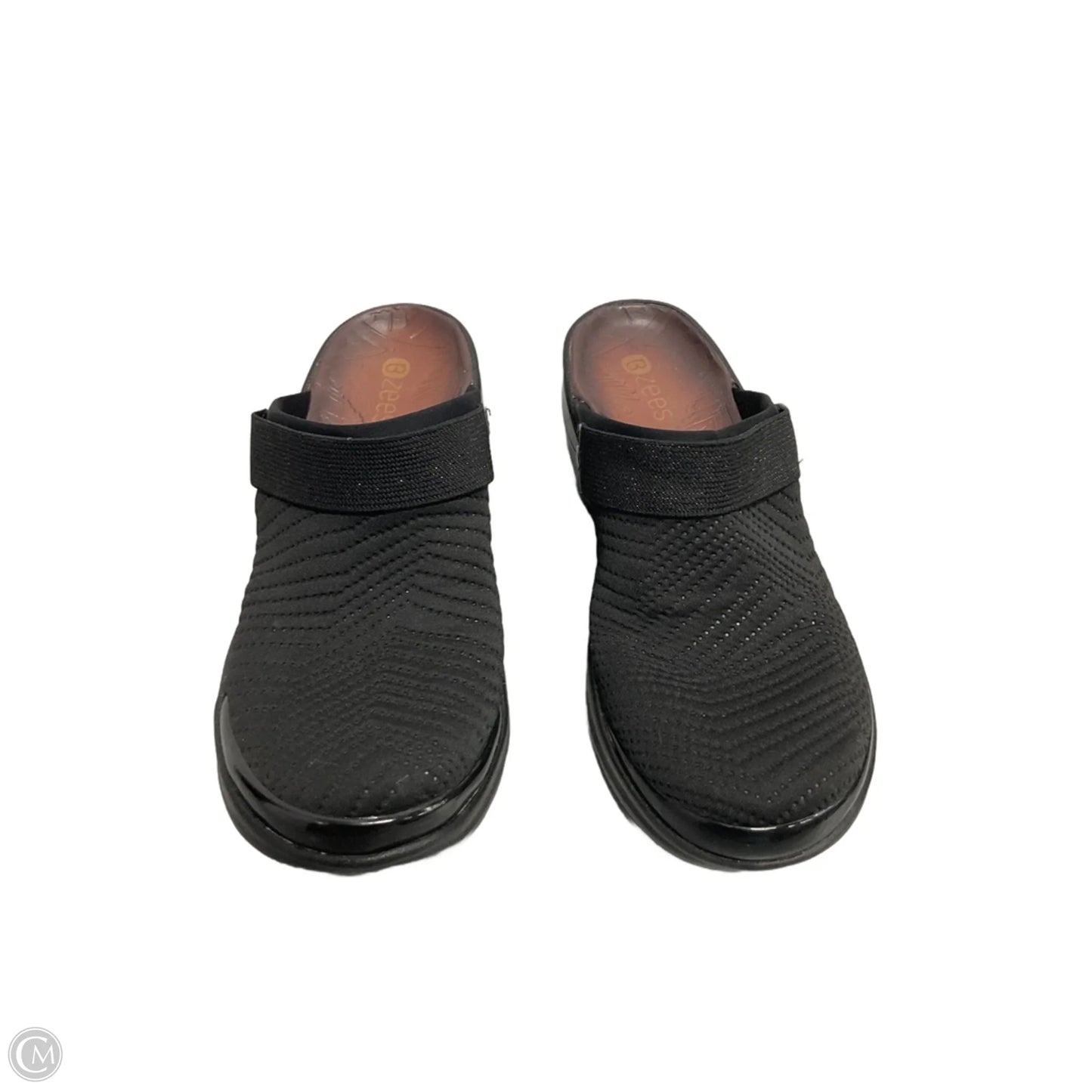 Shoes Heels Wedge By Bzees In Black, Size: 7.5